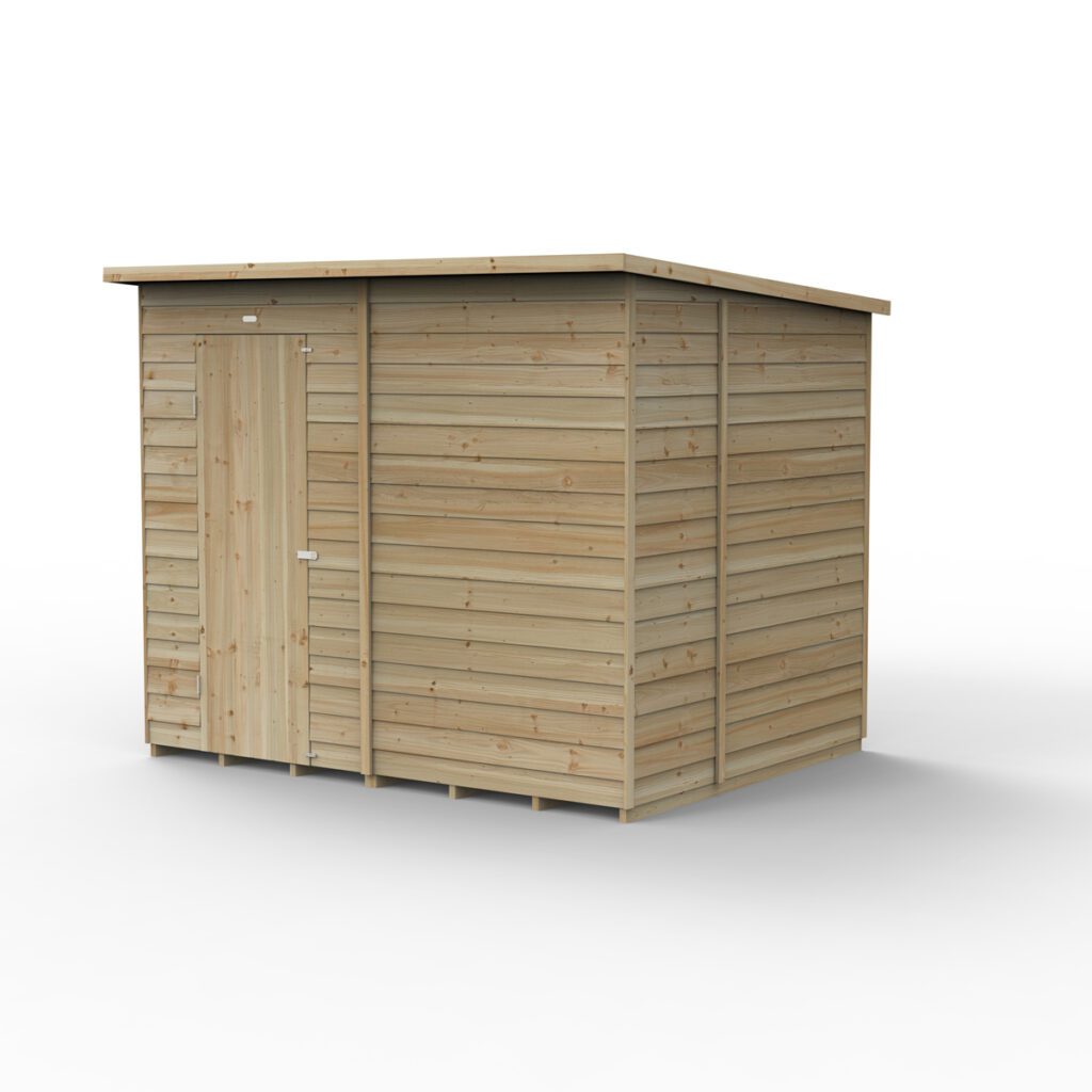 4LIFE Pent Shed 8×6 – Single Door – No Windows (Installation) 5013053201169 2